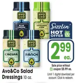 Jewel-Osco Avo&Co Salad Dressings offer