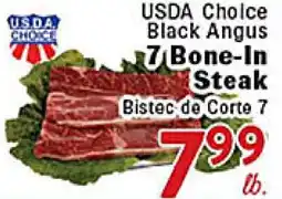 Rio Valley Market USDA Choice Black Angus 7 Bone-In Steak offer