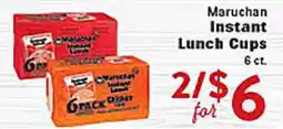 Rio Valley Market Maruchan Instant Lunch Cups offer