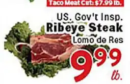 Rio Valley Market U.S. Gov't Insp. Ribeye Steak offer