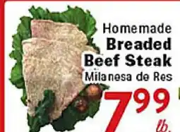 Rio Valley Market Homemade Breaded Beef Steak offer