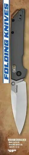 Big 5 Kershaw iridium duralock offer