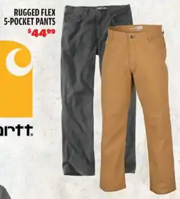Big 5 Carhartt rugged flex 5-pocket pants offer