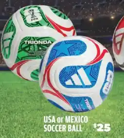 Big 5 Trionda USA or Mexico soccer ball offer