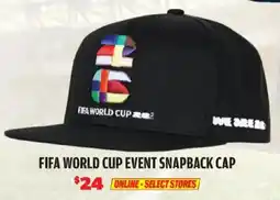 Big 5 FIFA world cup event snapback cap offer