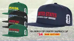 Big 5 FIFA world cup country snapback cap offer