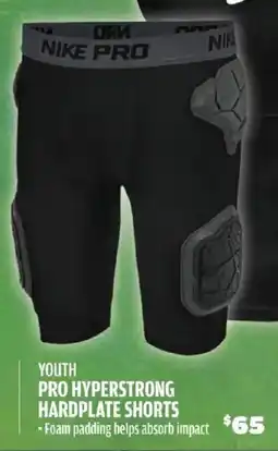 Big 5 Nike youth pro hyperstrong hardplate shorts offer