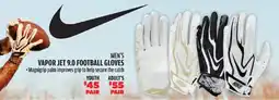Big 5 Nike men's vapor jet 9.0 football gloves offer