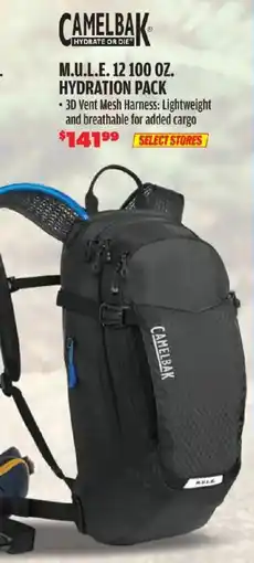 Big 5 Camelbak m.u.l.e. 12 hydration pack offer