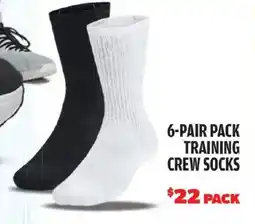 Big 5 Under armour 6-pair pack training crew socks offer