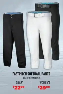 Big 5 Easton fastpitch softball pants offer