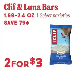 Market of Choice Clif & Luna Bars offer