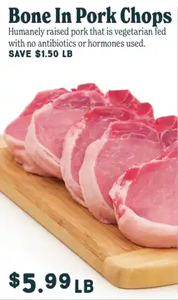 Market of Choice Bone In Pork Chops offer