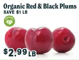 Market of Choice Organic Red & Black Plums offer