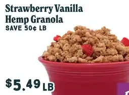 Market of Choice Strawberry Vanilla Hemp Granola offer