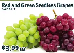 Market of Choice Red and Green Seedless Grapes offer
