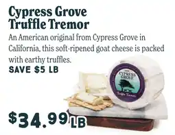 Market of Choice Cypress Grove Truffle Tremor offer