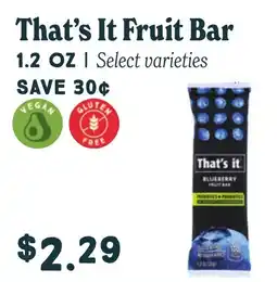 Market of Choice That's It Fruit Bar offer