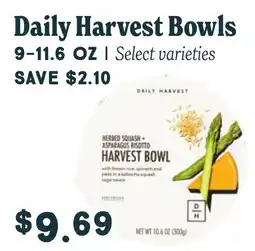 Market of Choice Daily Harvest Harvest Bowl offer