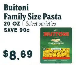 Market of Choice Buitoni family size pasta offer