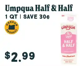 Market of Choice Umpqua Half & Half offer