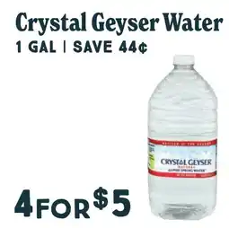 Market of Choice Crystal Geyser Water offer