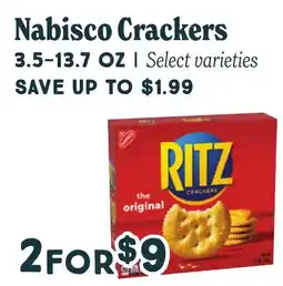 Market of Choice Nabisco Crackers offer