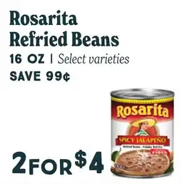 Market of Choice Rosarita refried beans offer