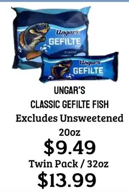 Seven Mile Market Ungar's classic gefilte fish offer