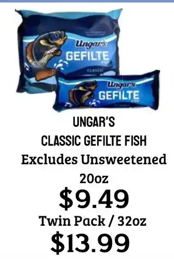 Seven Mile Market Ungar's classic gefilte fish offer