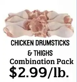 Seven Mile Market Chicken Drumsticks & Thighs Combination Pack offer