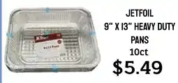 Seven Mile Market Jetfoil heavy duty pans offer