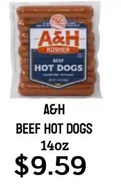 Seven Mile Market A&H beef hot dogs offer