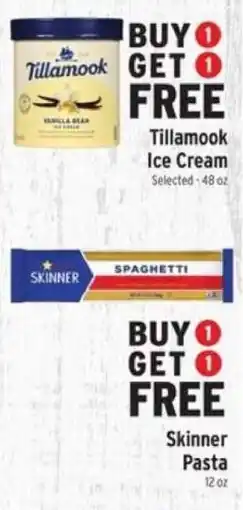 Brookshire's Tillamook Ice Cream offer