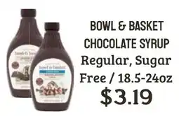 Seven Mile Market Bowl & Basket chocolate syrup offer