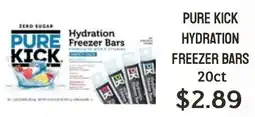 Seven Mile Market Pure Kick Hydration Freezer Bars offer
