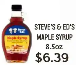 Seven Mile Market Steve's & Ed's maple syrup offer