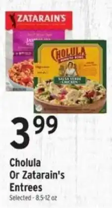 Brookshire's Cholula Or Zatarain's Entrees offer