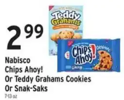 Brookshire's Nabisco Chips Ahoy! Or Teddy Grahams Cookies Or Snak-Saks offer