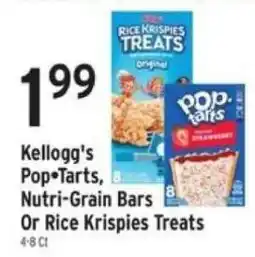 Brookshire's Kellogg's Pop-Tarts Nutri-Grain Bars Or Rice Krispies Treats offer