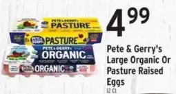Brookshire's Pete & Gerry's Large Organic Or Pasture Raised Eggs offer
