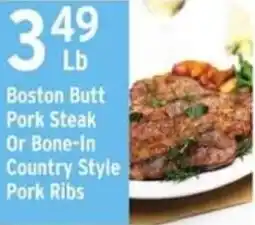 Brookshire's Boston Butt Pork Steak Or Bone-In Country Style Pork Ribs offer