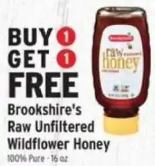 Brookshire's Brookshire's Raw Unfiltered Wildflower Honey offer
