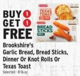 Brookshire's Brookshire's Garlic Bread, Bread Sticks, Dinner Or Knot Rolls Or Texas Toast offer