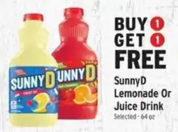 Brookshire's SunnyD Lemonade Or Juice Drink offer