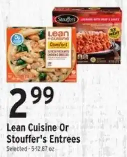 Brookshire's Lean Cuisine Or Stouffer's Entrees offer