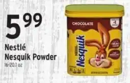 Brookshire's Nestlé Nesquik Powder offer