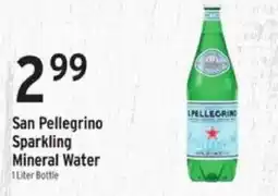 Brookshire's San Pellegrino Sparkling Mineral Water offer