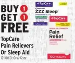Brookshire's TopCare Pain Relievers Or Sleep Aid offer