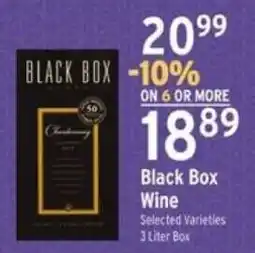 Brookshire's Black Box Wine offer